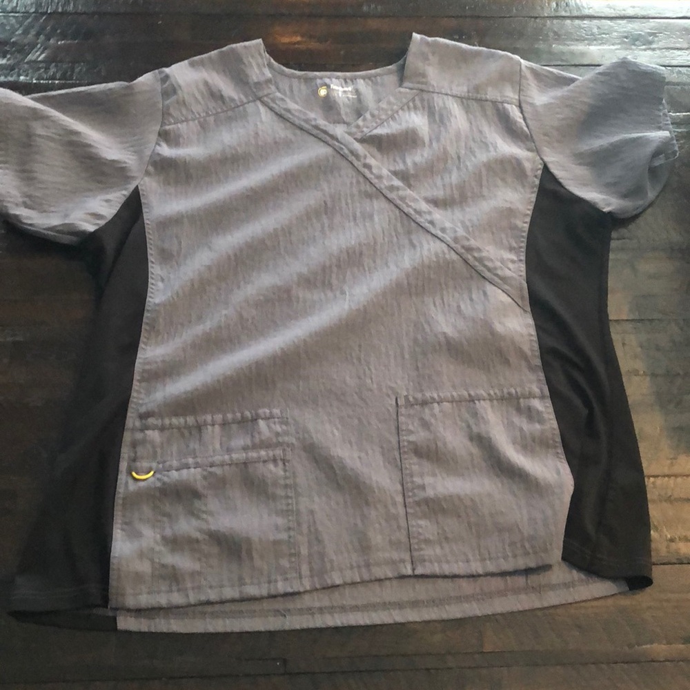 Grey scrub tops